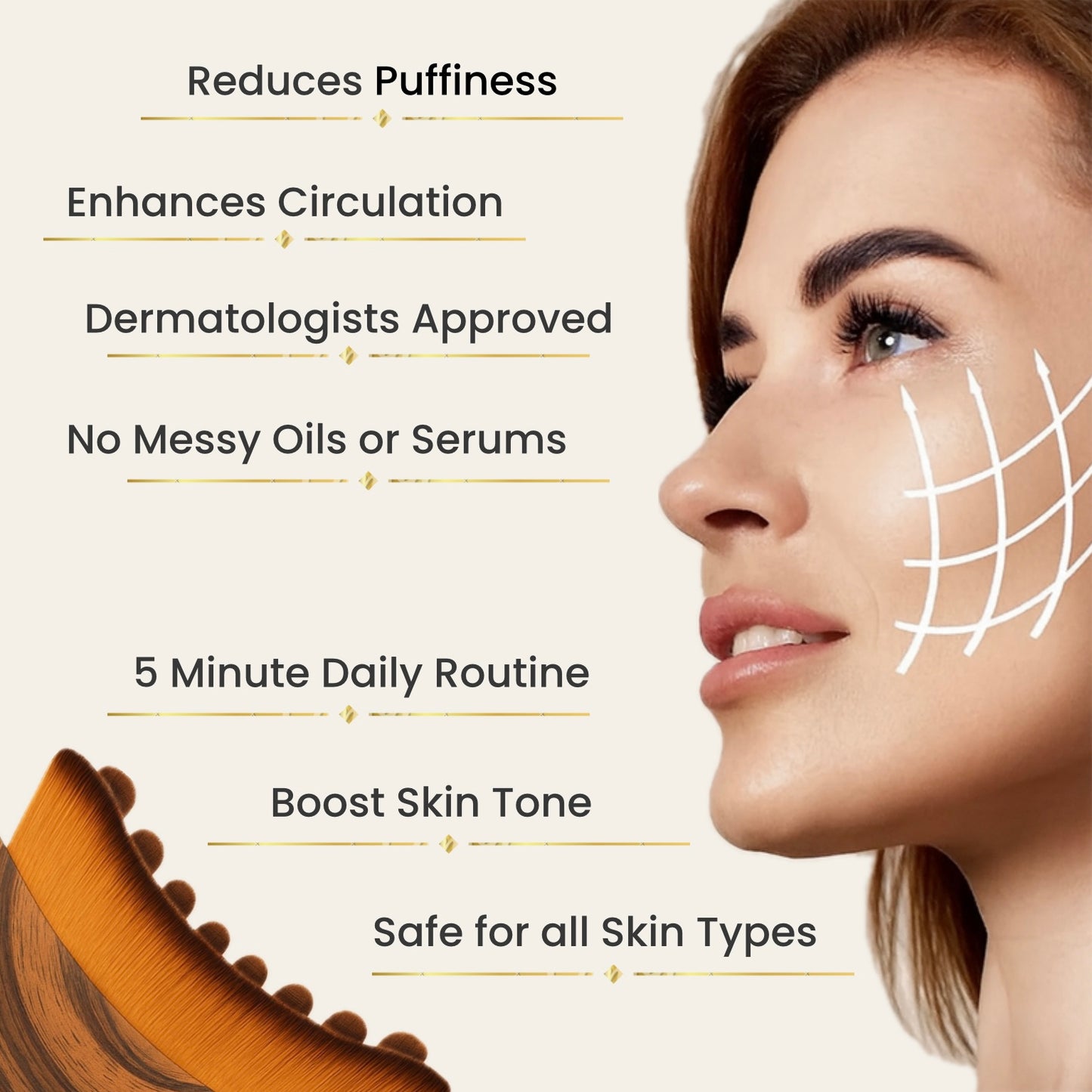 SwirlasLift™ Lymph Face Brush